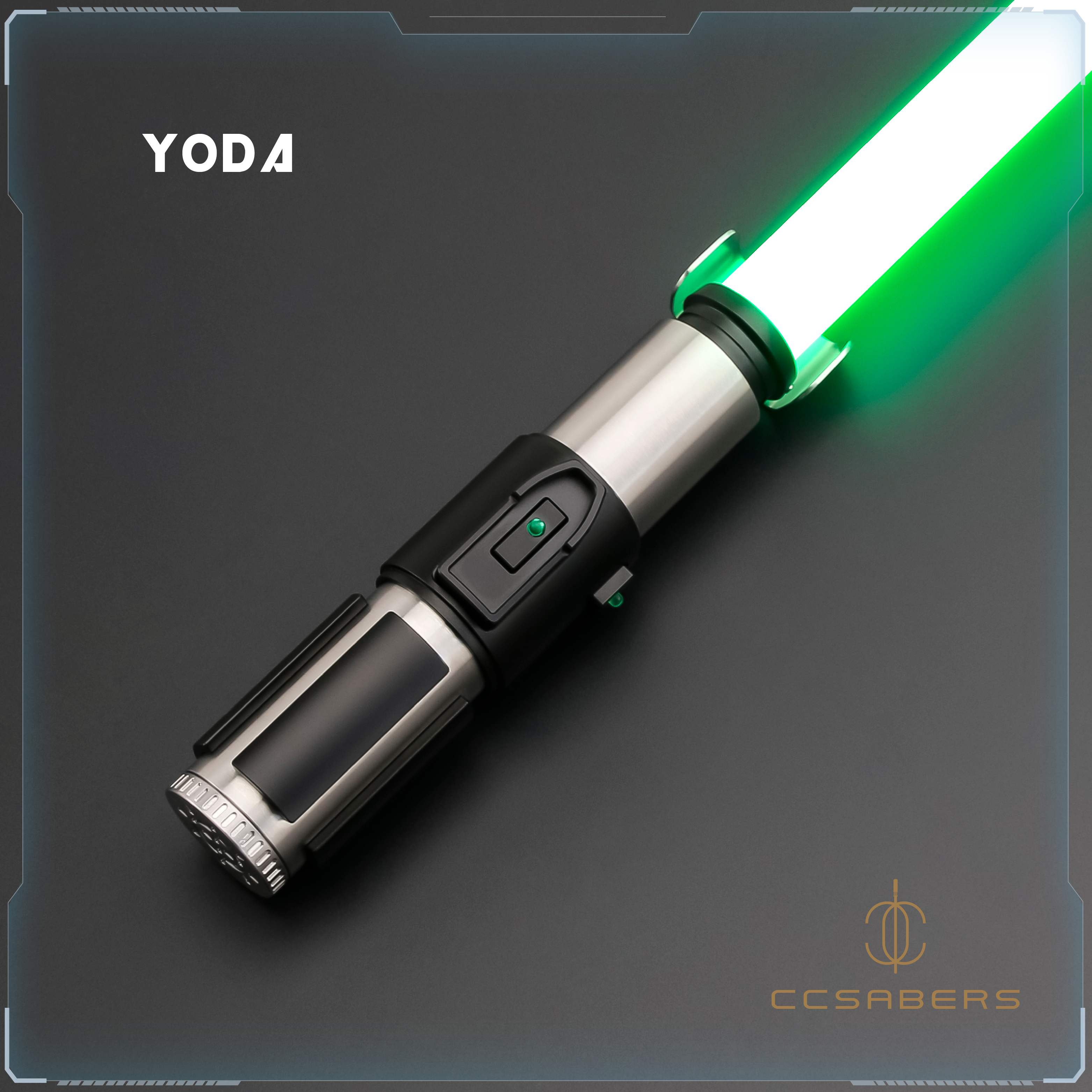 Yoda RGB/Neopixel Lightsaber - Compact Shoto Lightsaber Proffie V2
