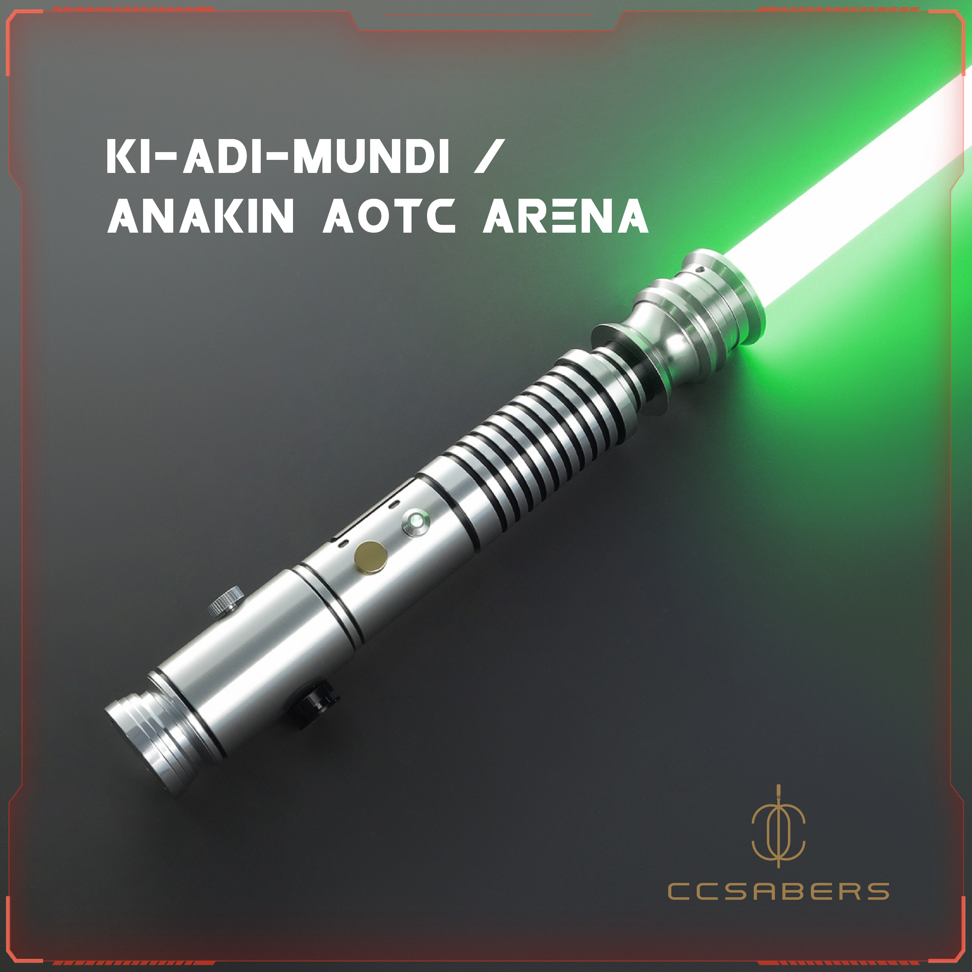 Ki-Adi Mundi/Anakin Arena RGB/Neopixel Lightsaber｜CCSabers