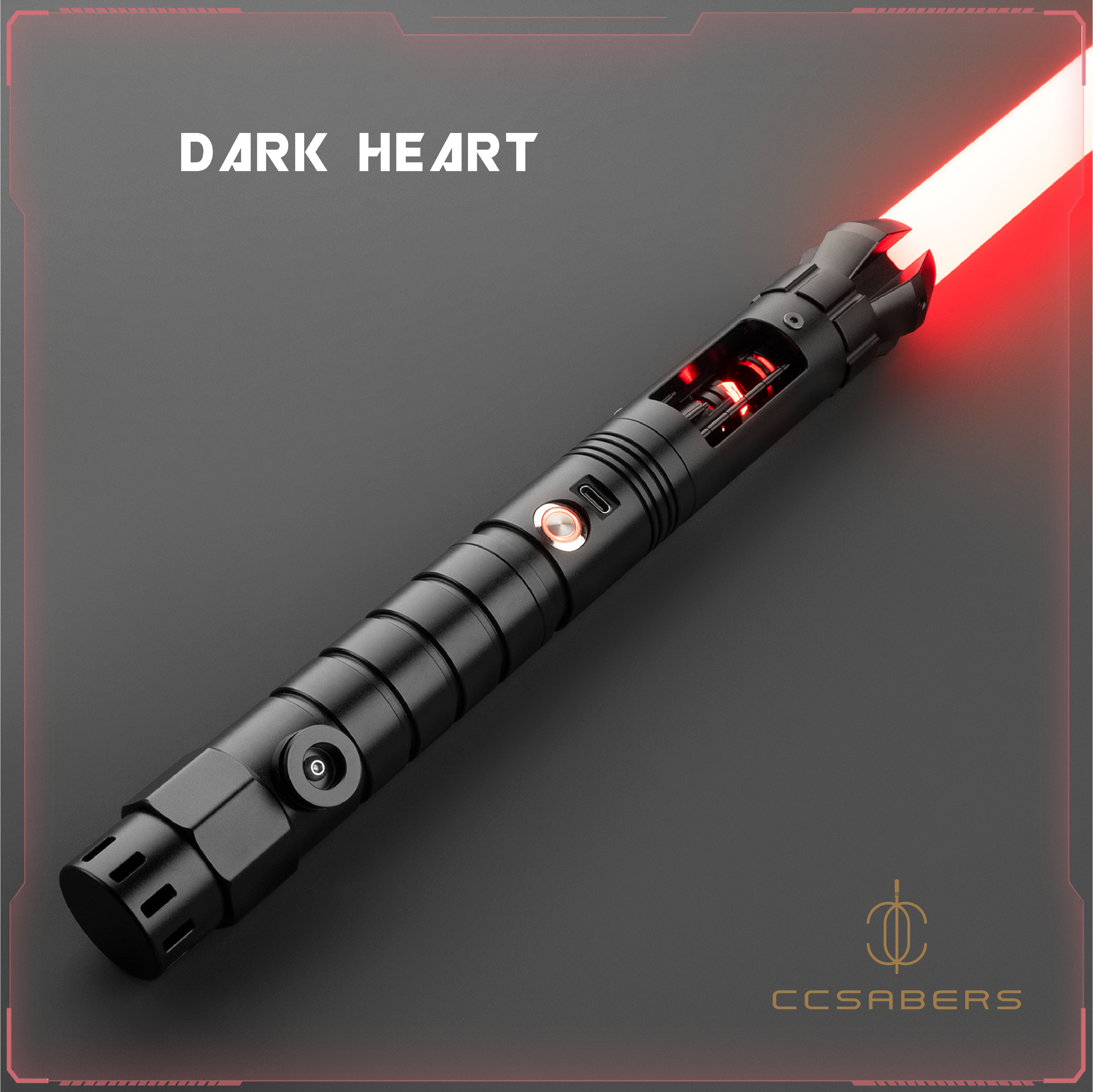 Dark Heart RGB/Neopixel Lightsaber - CCSabers