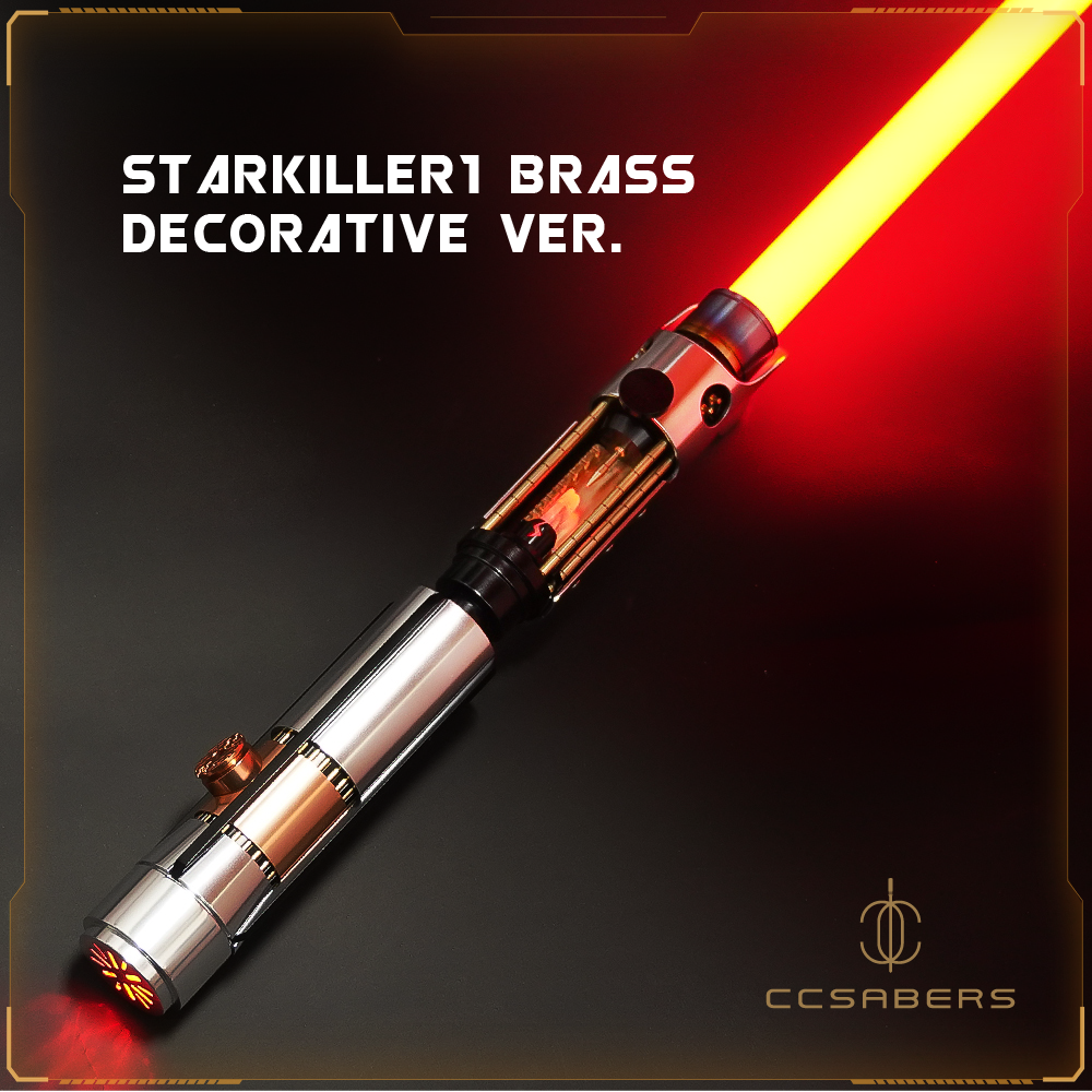 89Sabers Starkiller1 Brass Decorative Neopixel Lightsaber – CCSabers