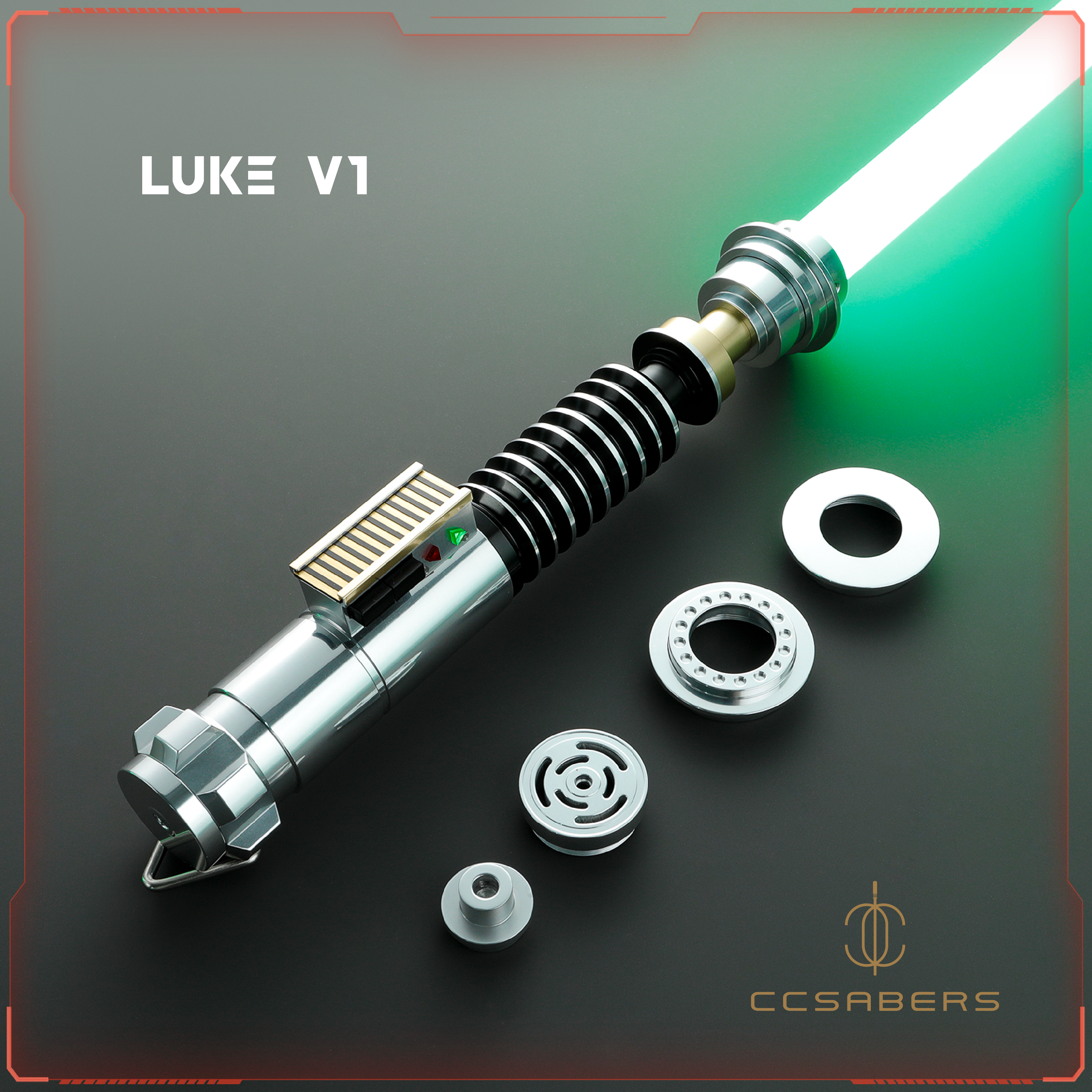 4TH Anniversary Week 4 Deal - Luke V1 RGB/Neopixel Saber - CCSabers