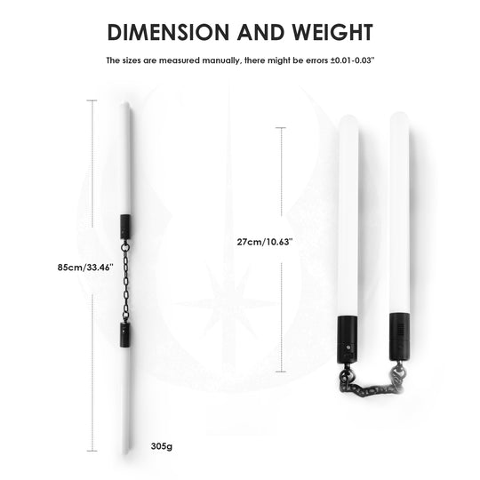 Neopixel Nunchaku - CCSabers