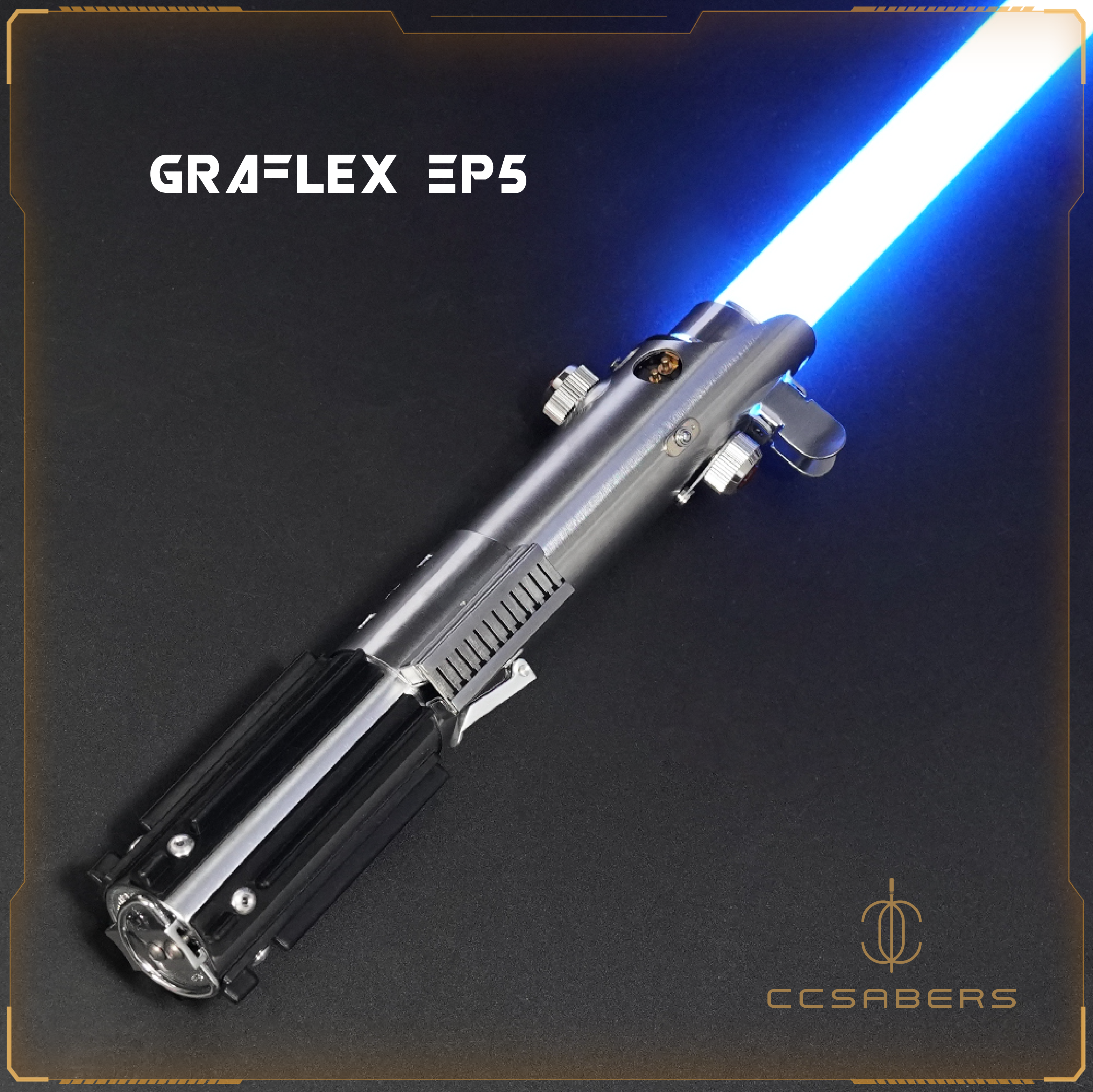 89Sabers Graflex EP5 Neopixel Lightsaber – CCSabers 89Sabers Graflex EP5 Neopixel Lightsaber – CCSabers