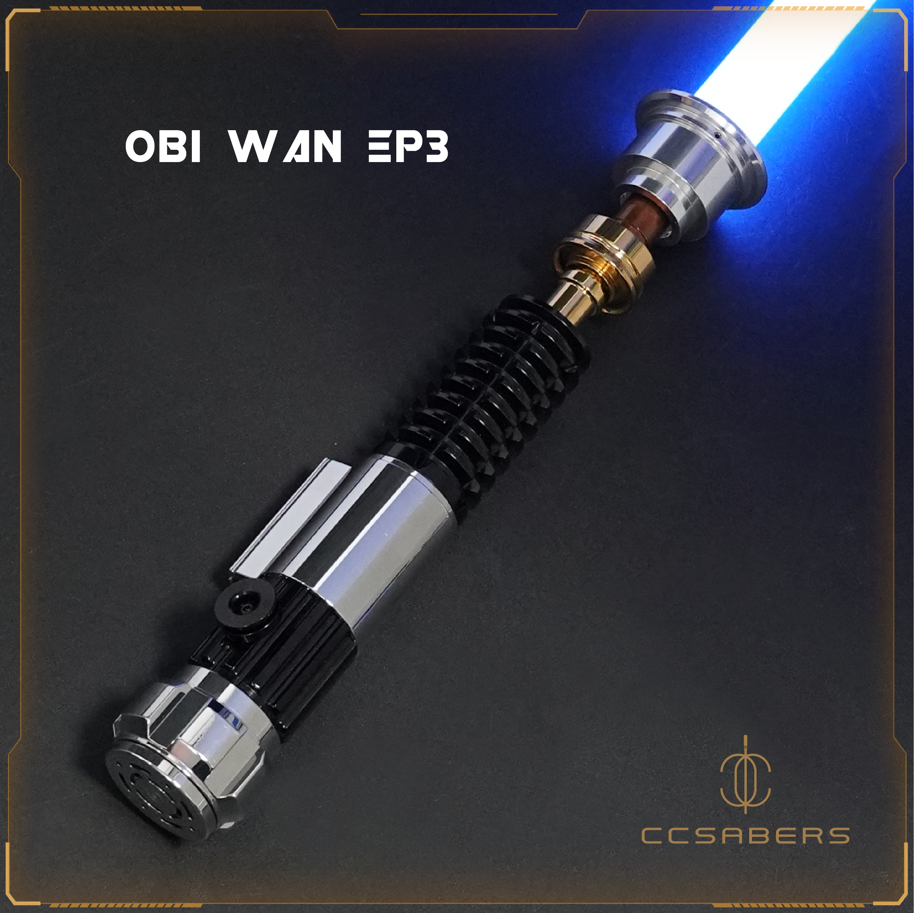 4TH Anniversary Week 1 Deal - 89Sabers Obi Wan EP3 Neopixel Saber - CCSabers