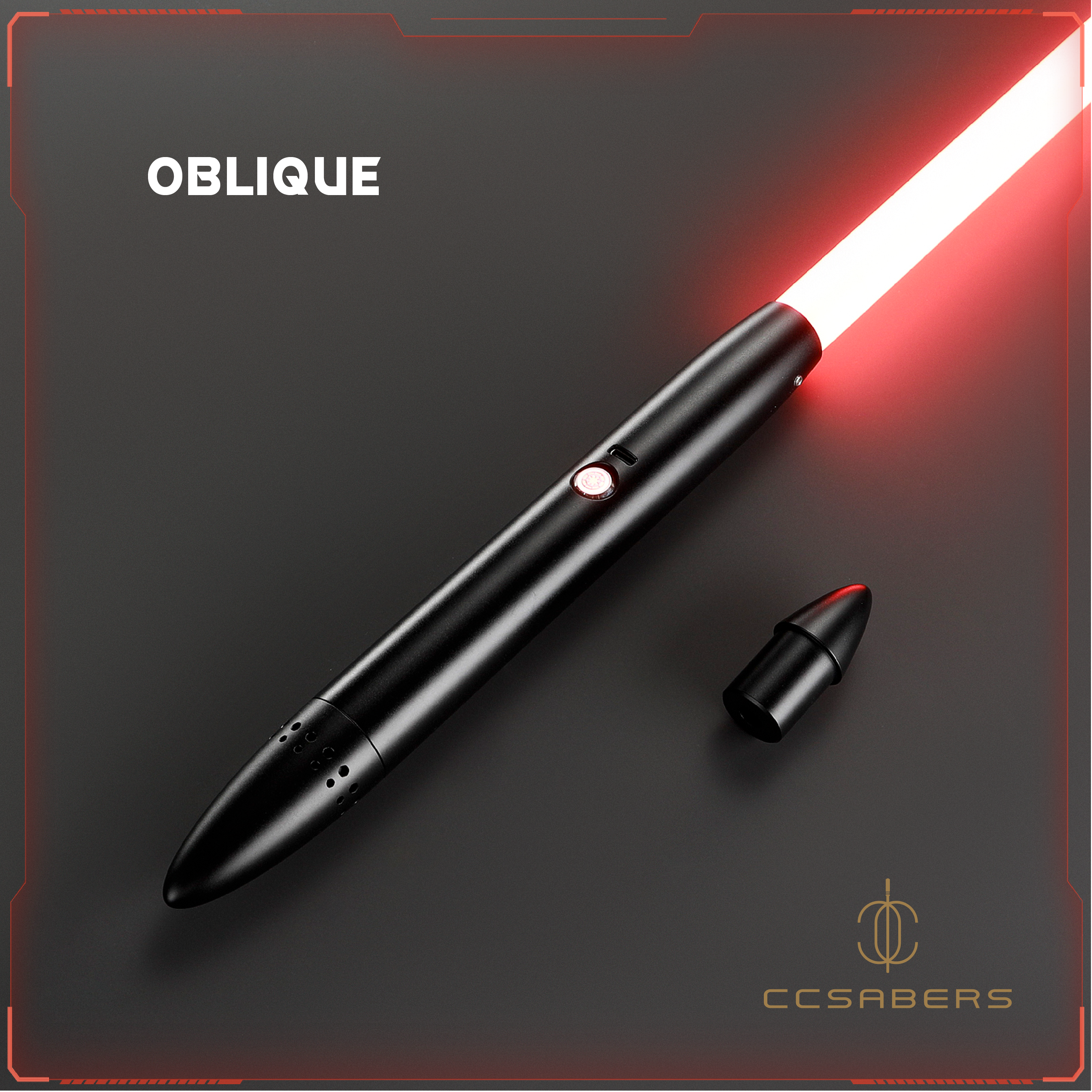 Oblique RGB/Neopixel Saber - CCSabers