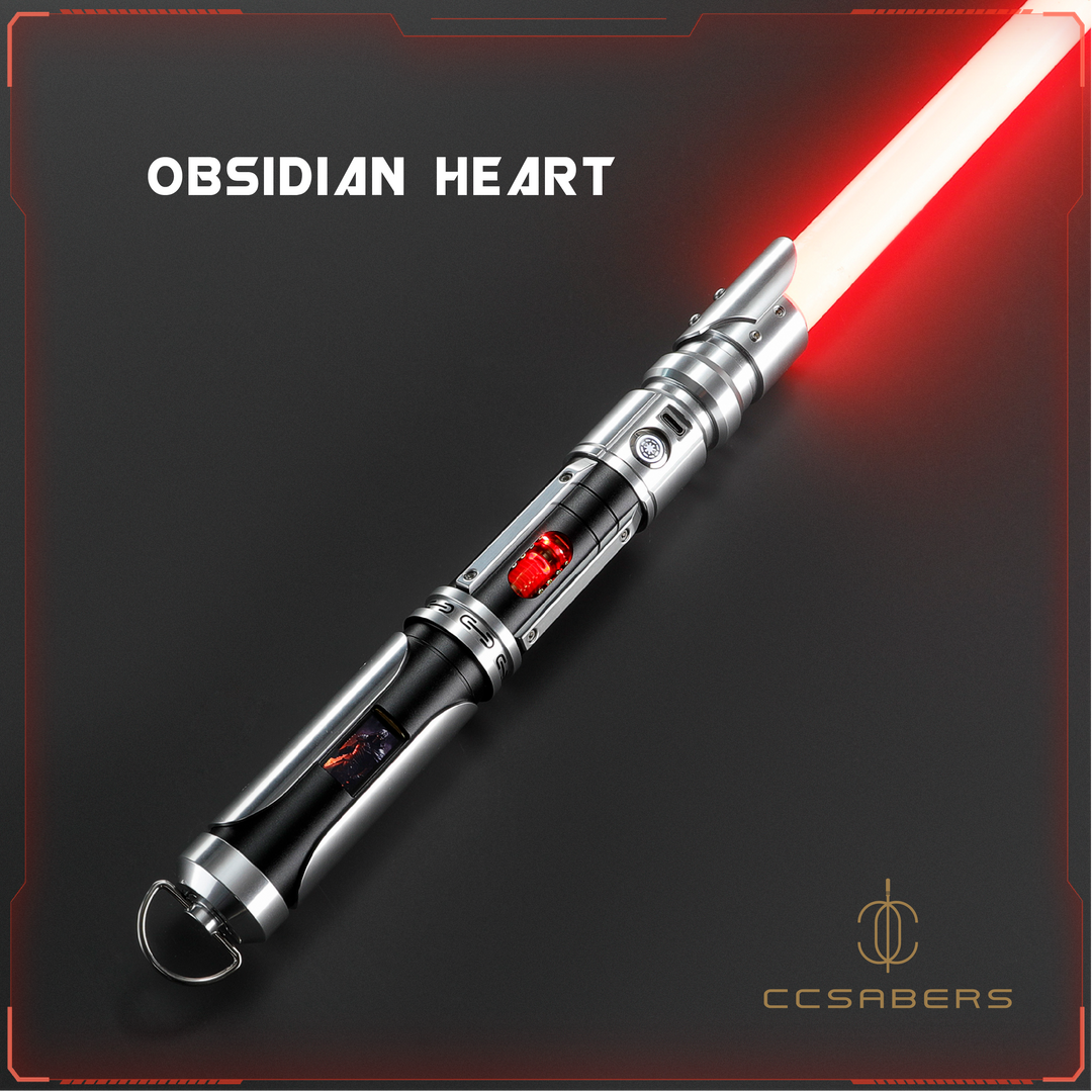 Obsidian Heart RGB/Neopixel Saber - CCSabers