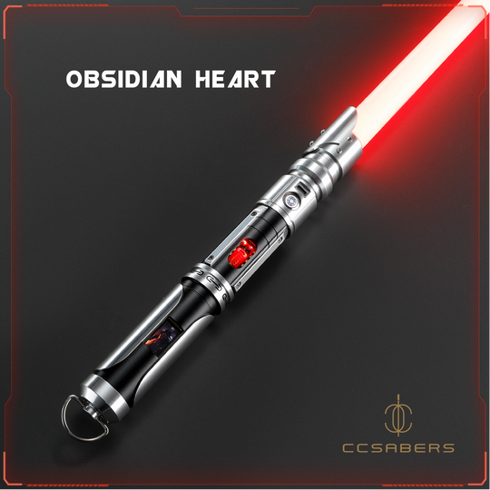 Obsidian Heart RGB/Neopixel Saber - CCSabers
