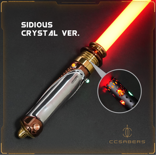 89Sabers Sidious Crystal Ver. Neopixel Saber - CCSabers