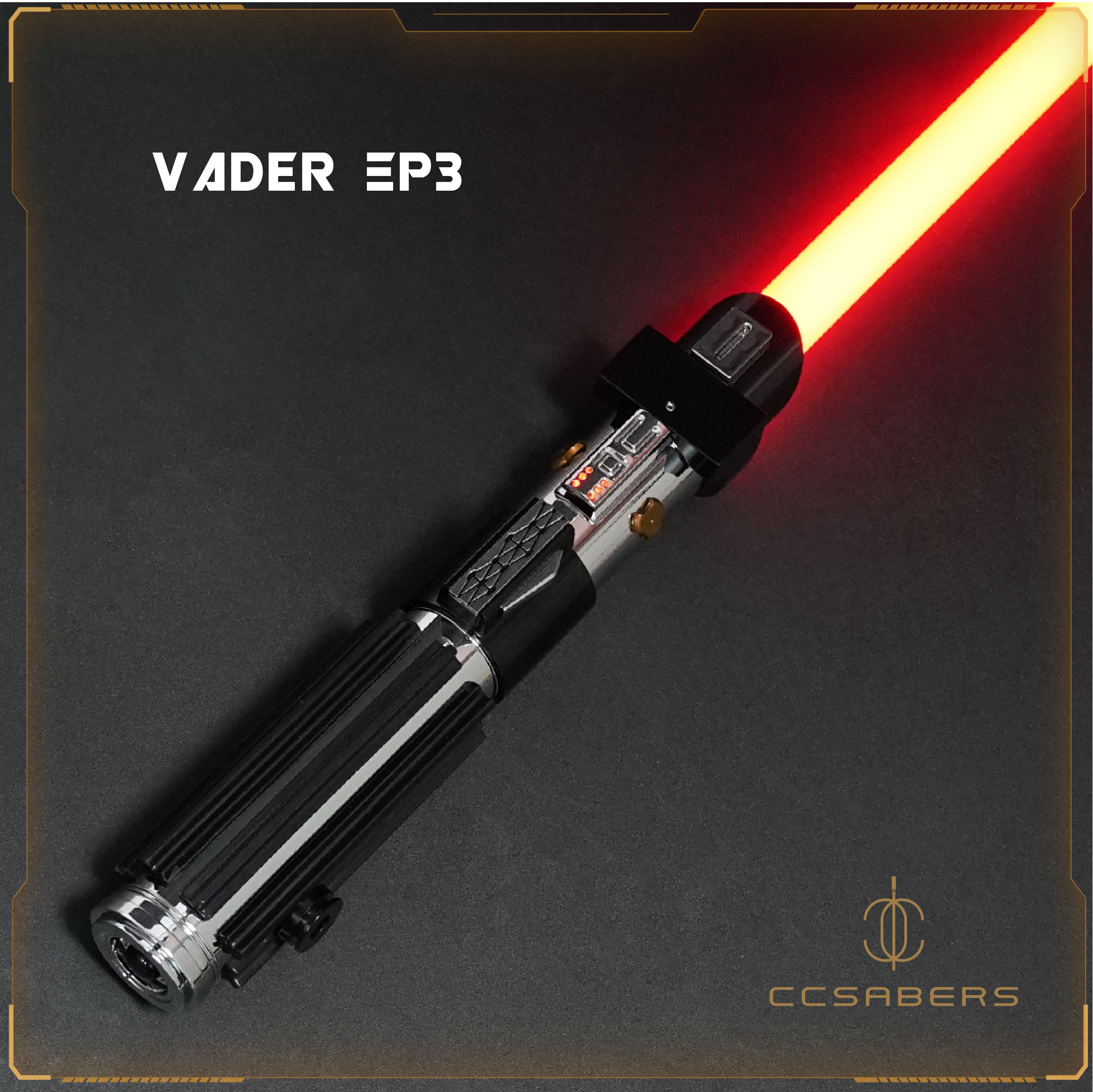 89Sabers Darth Vader EP3 Neopixel Lightsaber - Proffie V3.9｜CCSabers