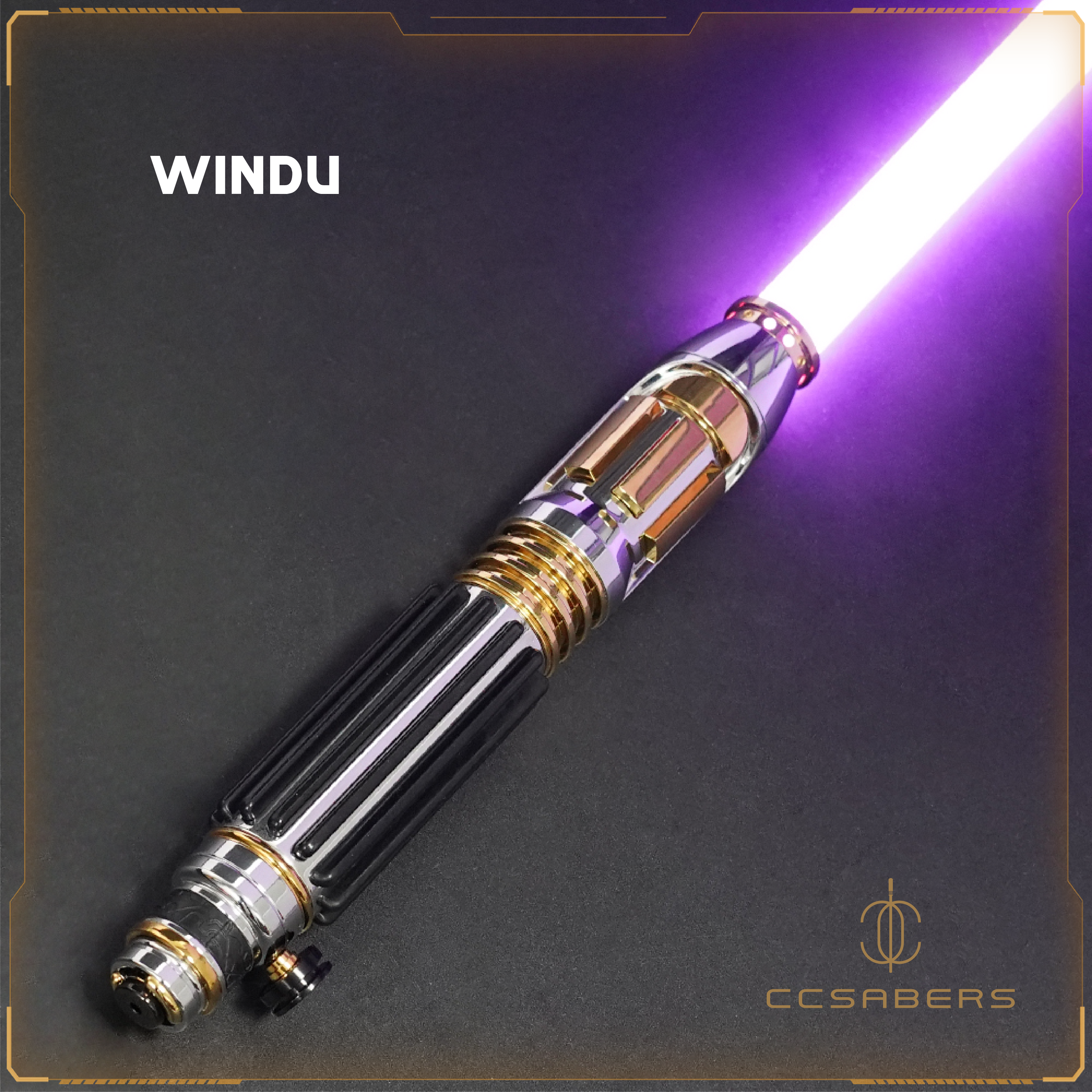 89Sabers Windu Neopixel Saber - CCSabers