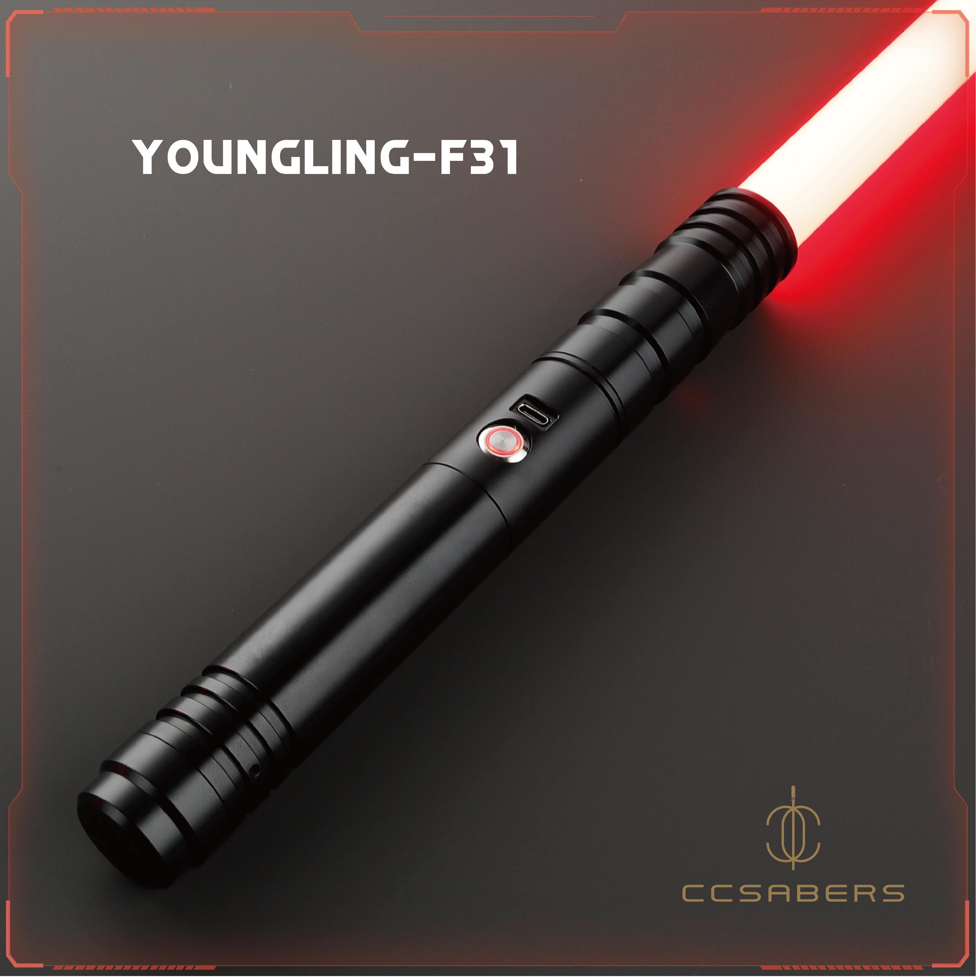 Youngling-F31 RGB/Neopixel Saber - CCSabers