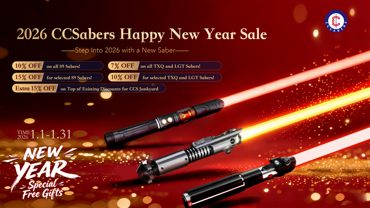 CCSabers Happy New Year Saber Deals 2026 : Ultimate Guide to Neopixel Saber Deals