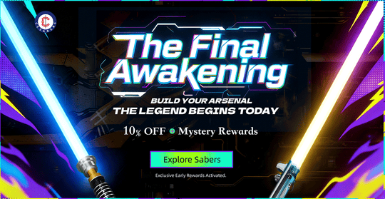 CCSabers May the 4th & Revenge of the 5th Saber Deals 2026: 10% Off + Free RGB Sabers — The Final Awakening