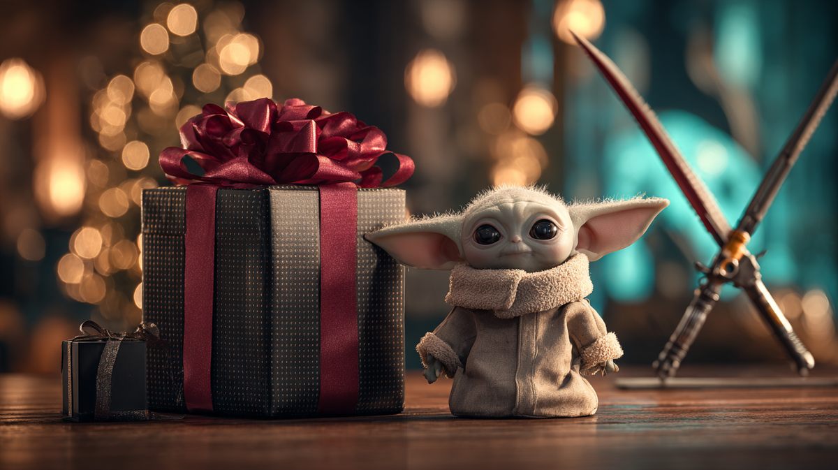 Three budget tiers: dollar sign, dollar sign dollar sign, dollar sign dollar sign dollar sign with lightsaber icons representing gift levels