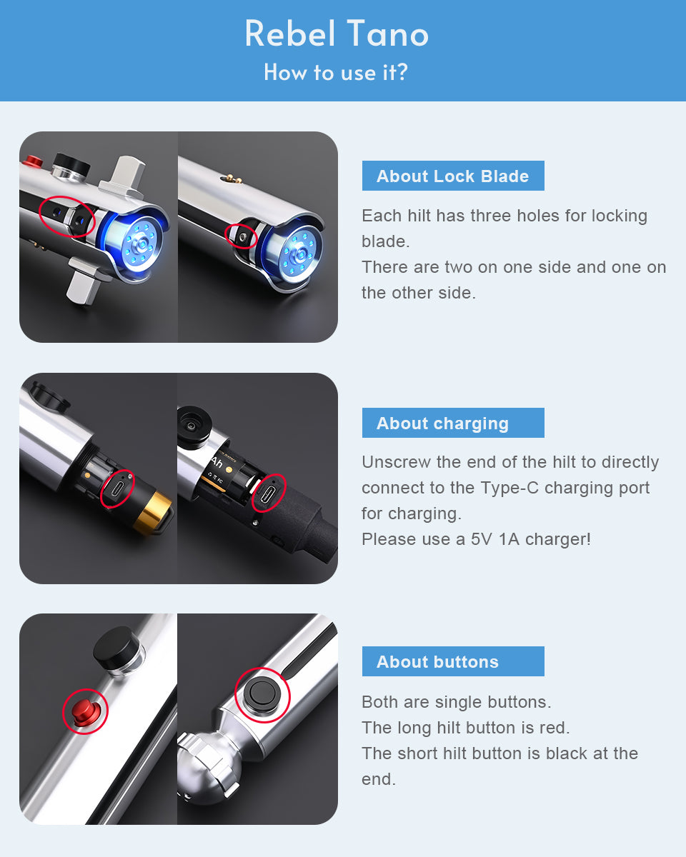 Ahsoka TCW Ver. RGB/Neopixel Saber