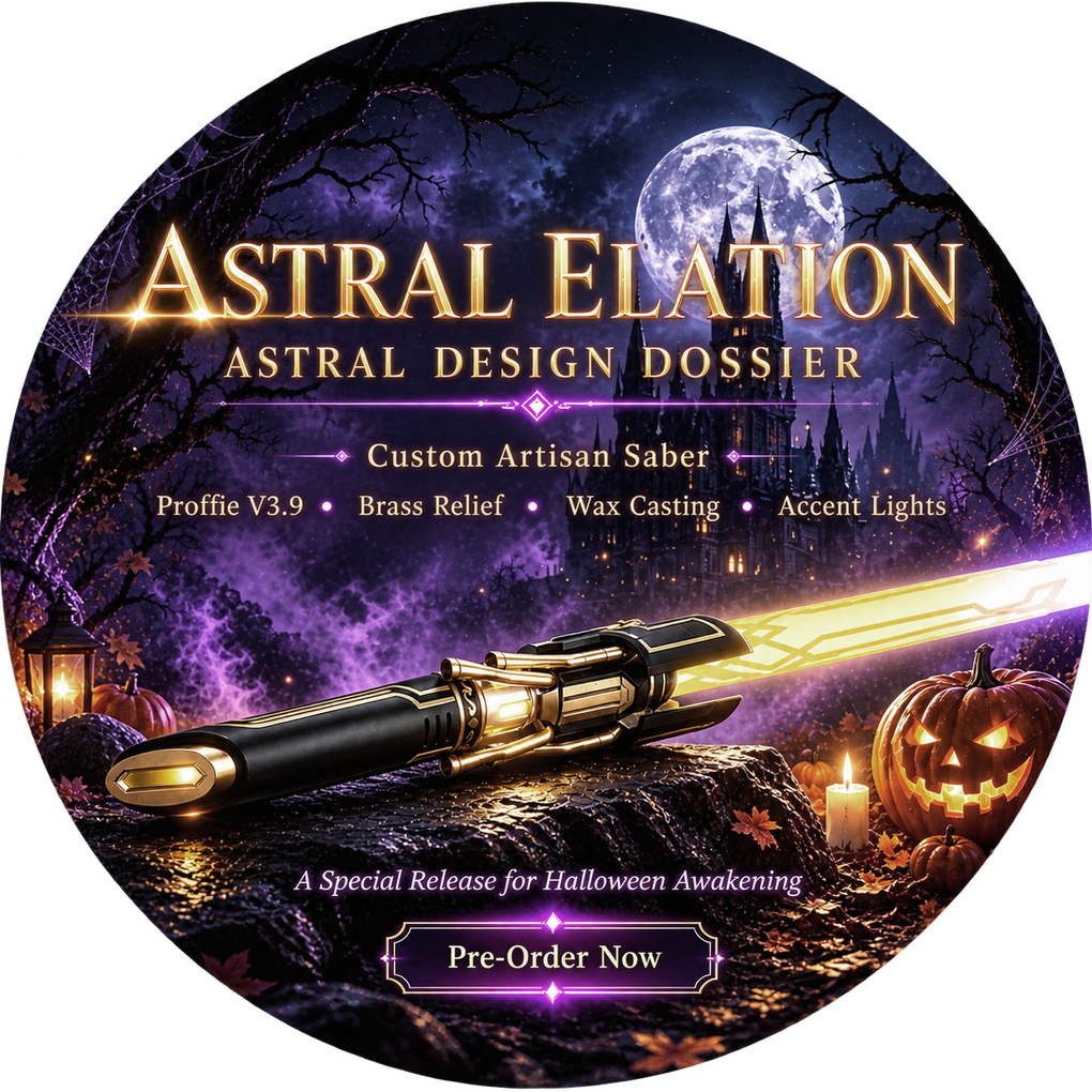 Astral Elation artisan saber Halloween release