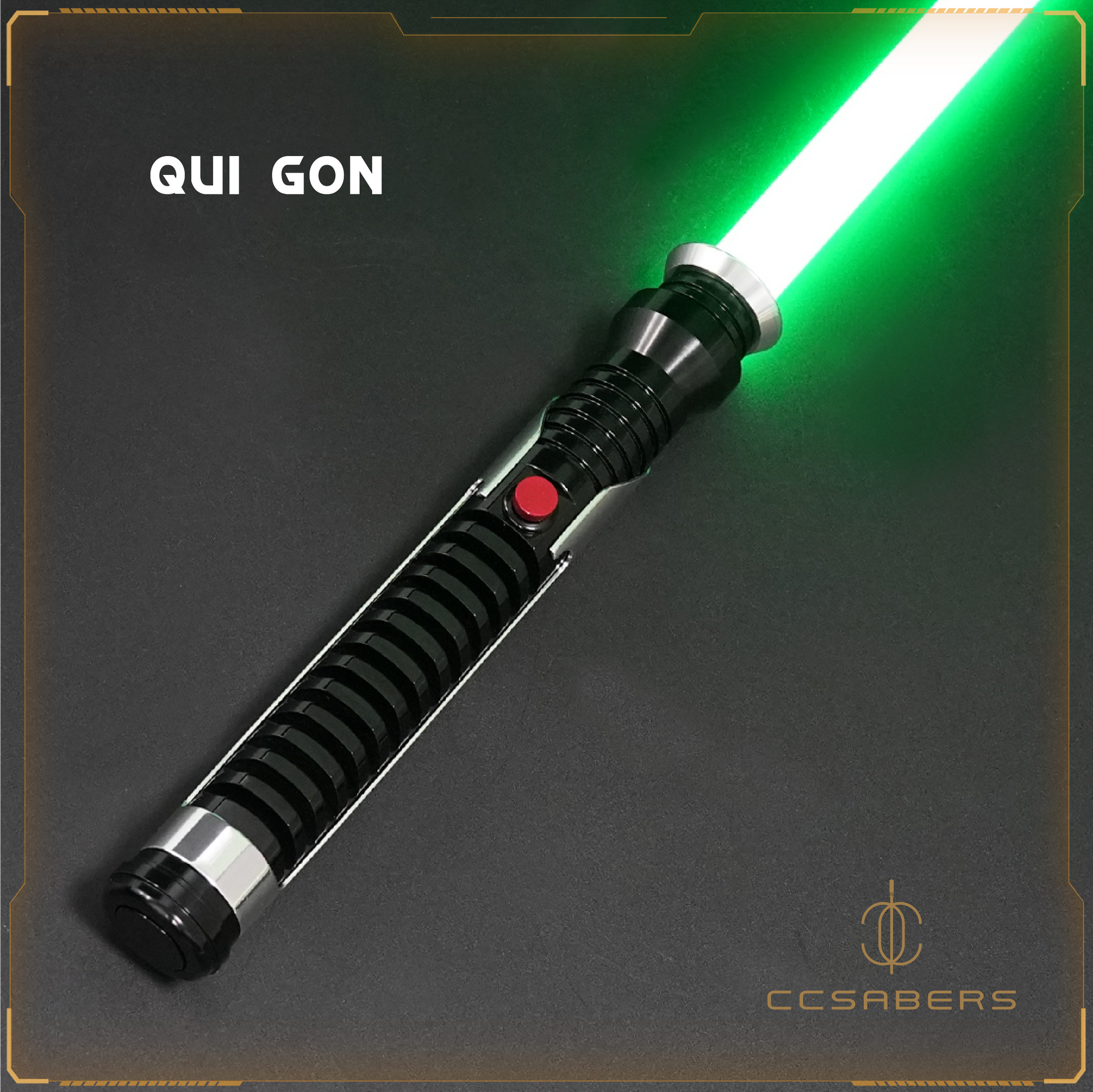 89Sabers Qui-Gon Jinn Neopixel Lightsaber - Proffie V3.9 | CCSabers 89Sabers Qui-Gon Jinn Neopixel Lightsaber - Proffie V3.9 | CCSabers