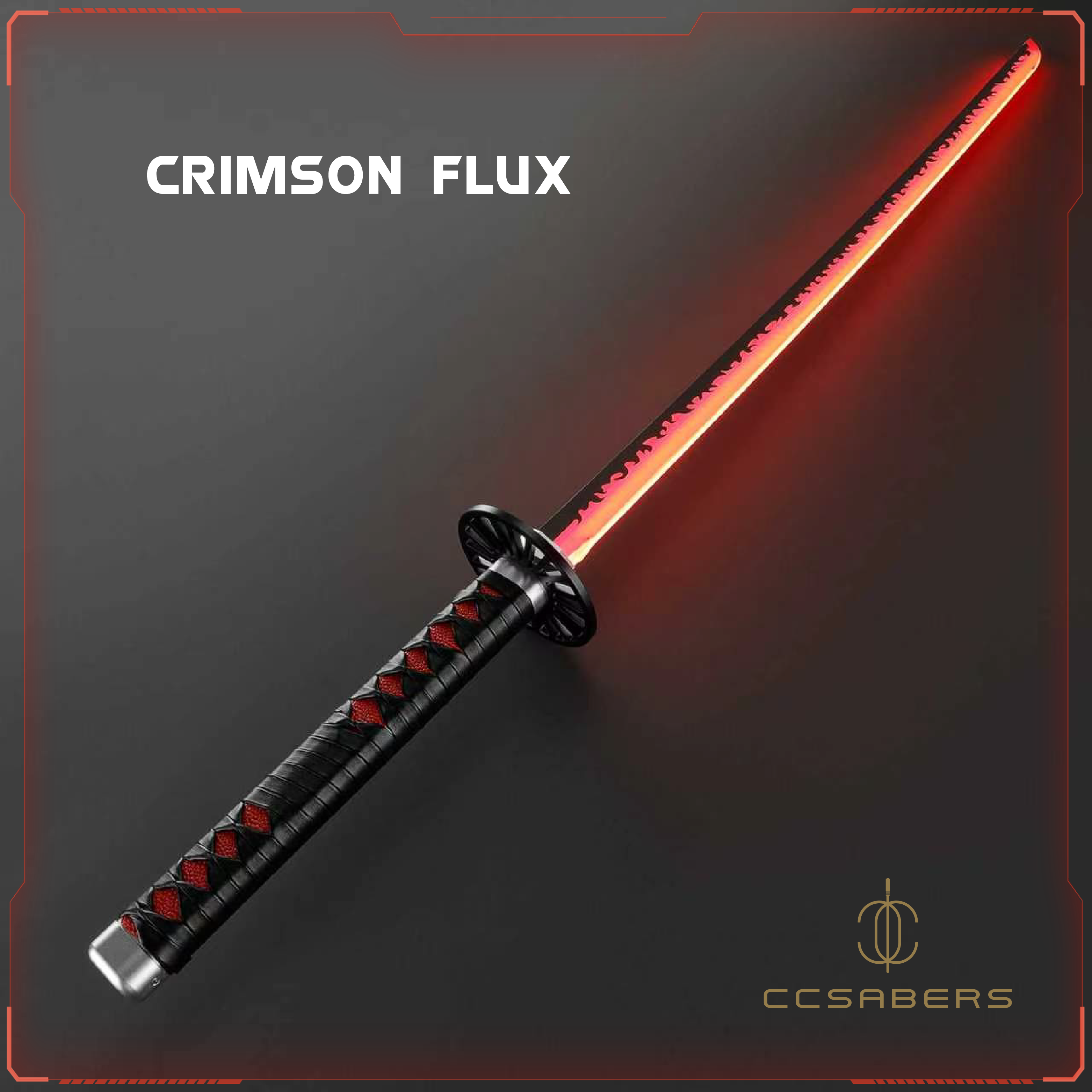 Crimson Flux Neopixel Saber - CCSabers