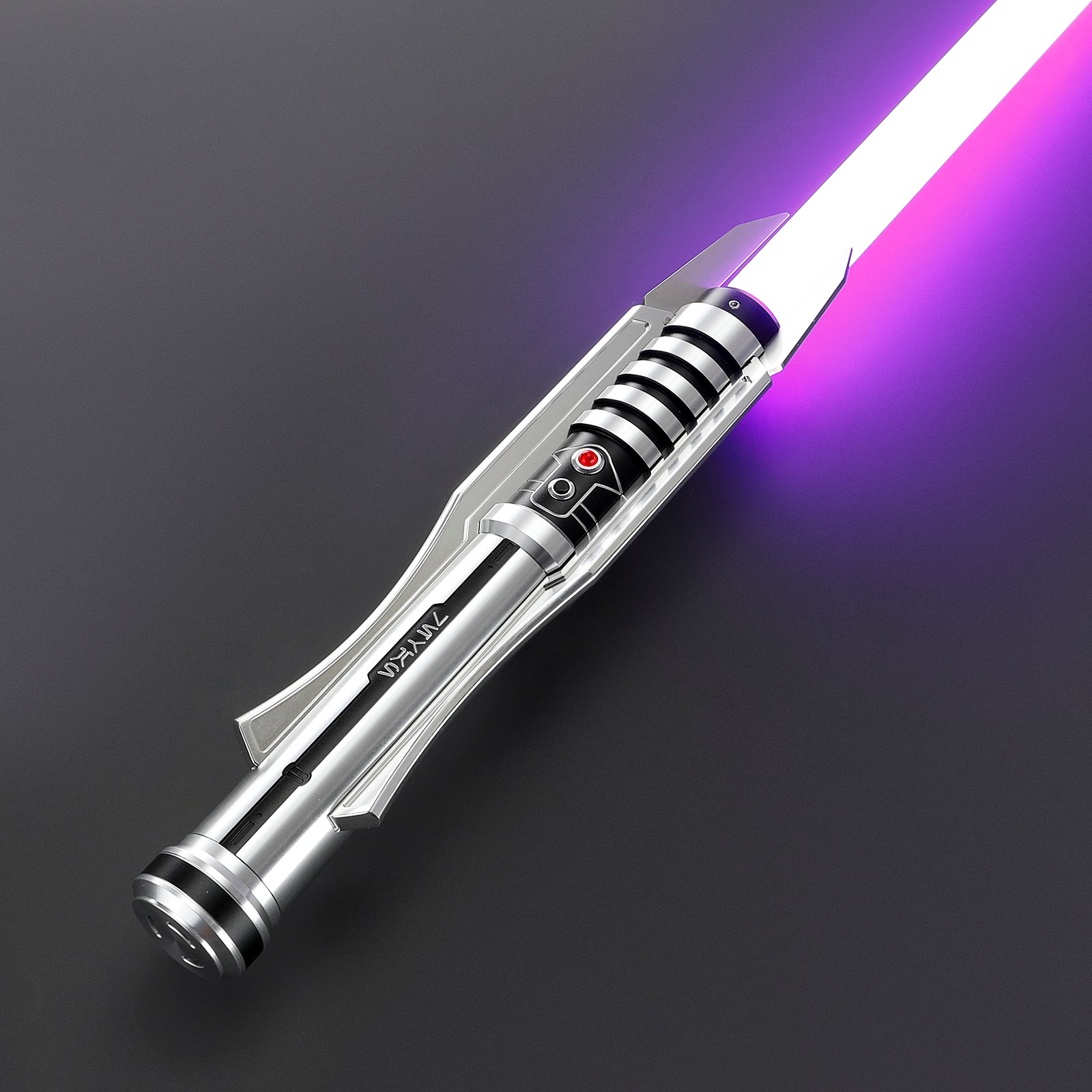 Revan Jedi Lightsaber V2 | KOTOR Tri-Prong Purple Saber - CCSabers