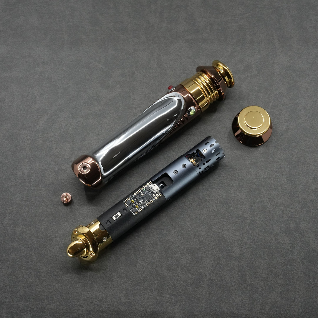 89Sabers Sidious Crystal Ver. Neopixel Lightsaber - Ready To Ship - CCSabers