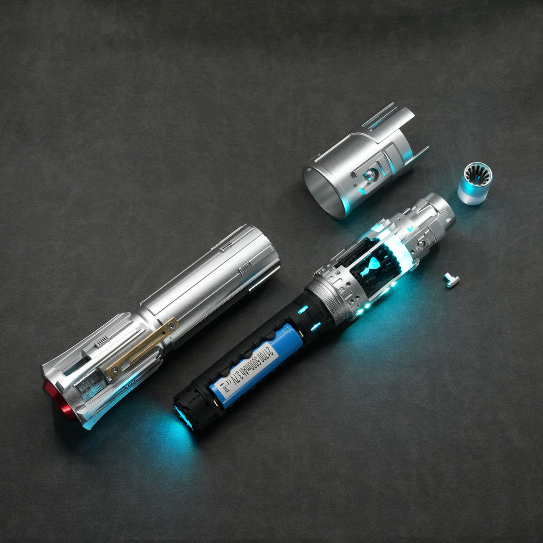 89Sabers Ben Solo Crystal Ver. Neopixel Lightsaber - Ready To Ship - CCSabers