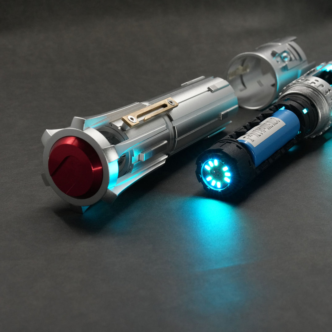 89Sabers Ben Solo Crystal Ver. Neopixel Lightsaber - Ready To Ship - CCSabers