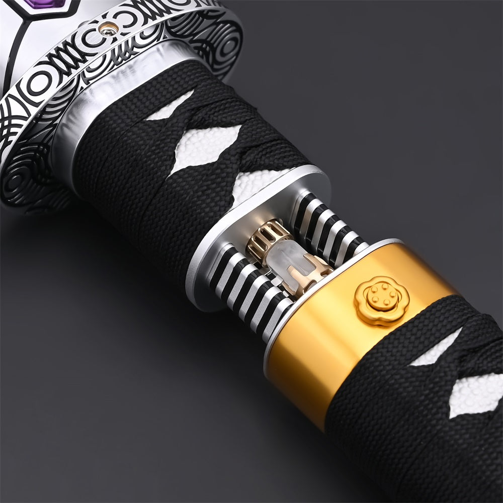 Dark Katana Neopixel Lightsaber - Samurai Inspired with Scabbard