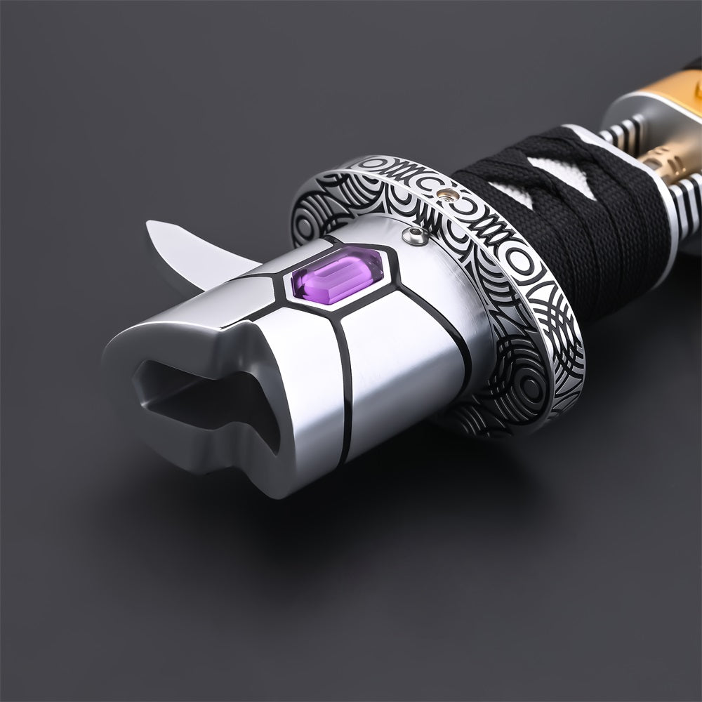 Dark Katana Neopixel Lightsaber - Samurai Inspired with Scabbard