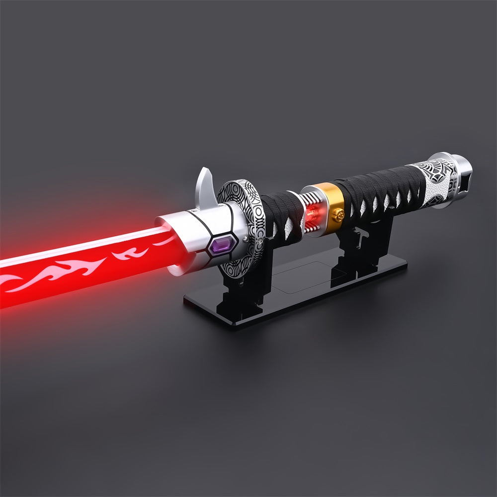 Dark Katana Neopixel Lightsaber - Samurai Inspired with Scabbard