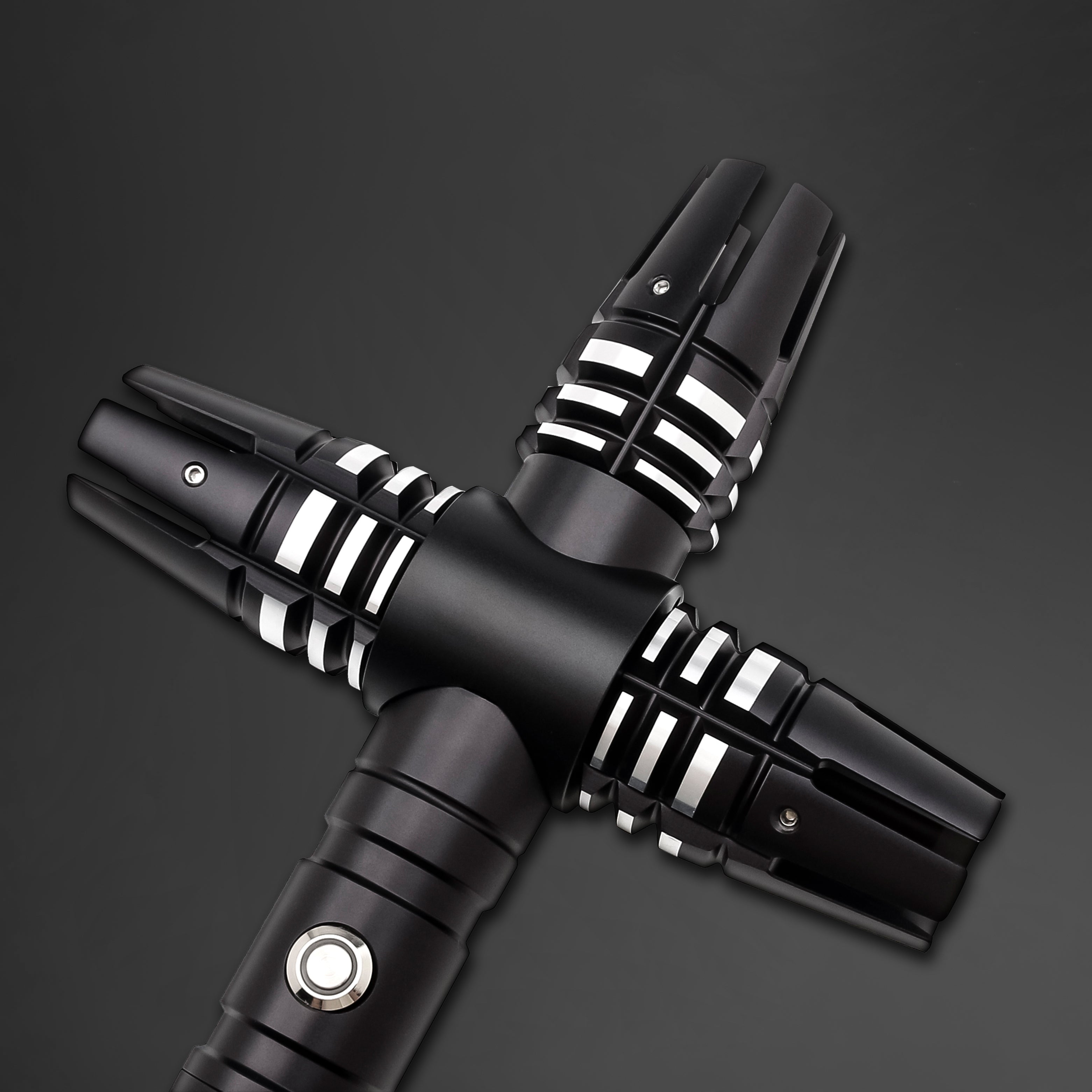 キハダSAR Dark Cross V2 Crossguard Lightsaber - SNV4 Pro Neopixel & RGB