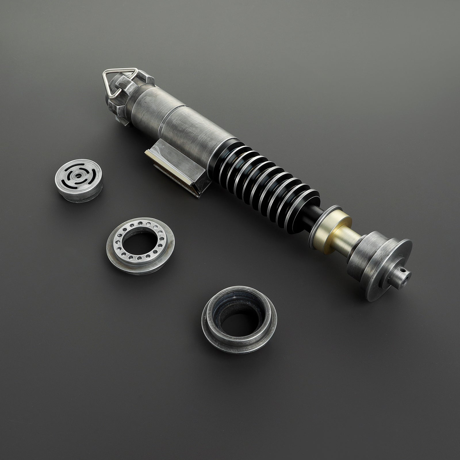 Luke V1 Weathered Lightsaber - ROTJ Green Blade Replica - CCSabers