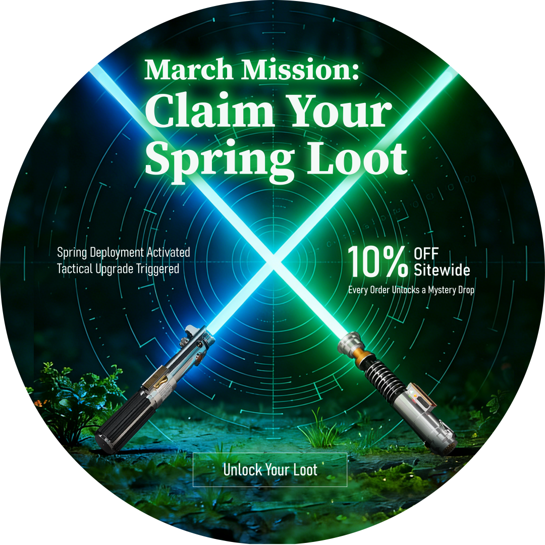 CCSabers March Mission: Free Lightsaber Loot | 10% Off + Free 89Sabers/TXQ/LGT