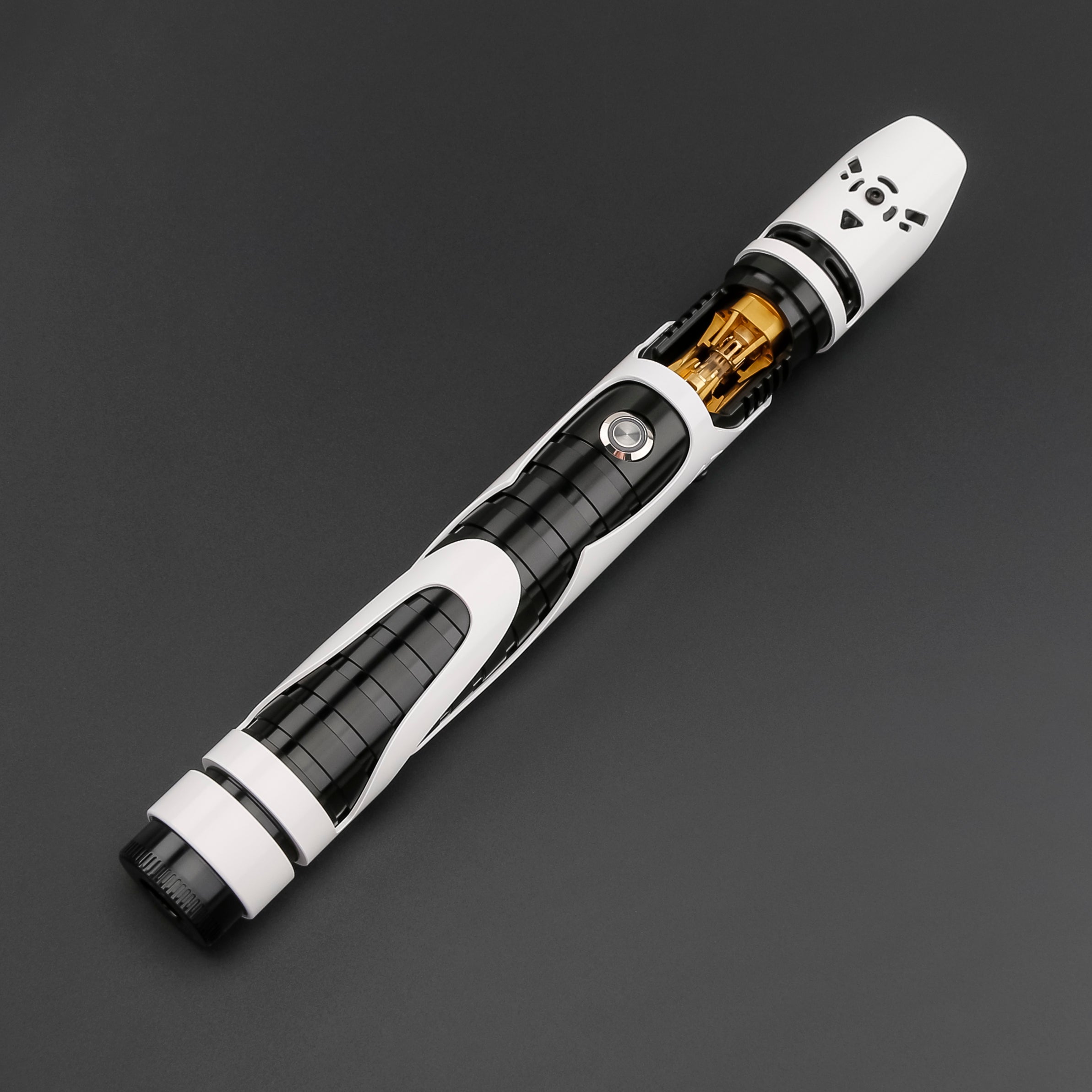 Soldier V2 Crystal Neopixel Lightsaber -Exposed Brass Chamber
