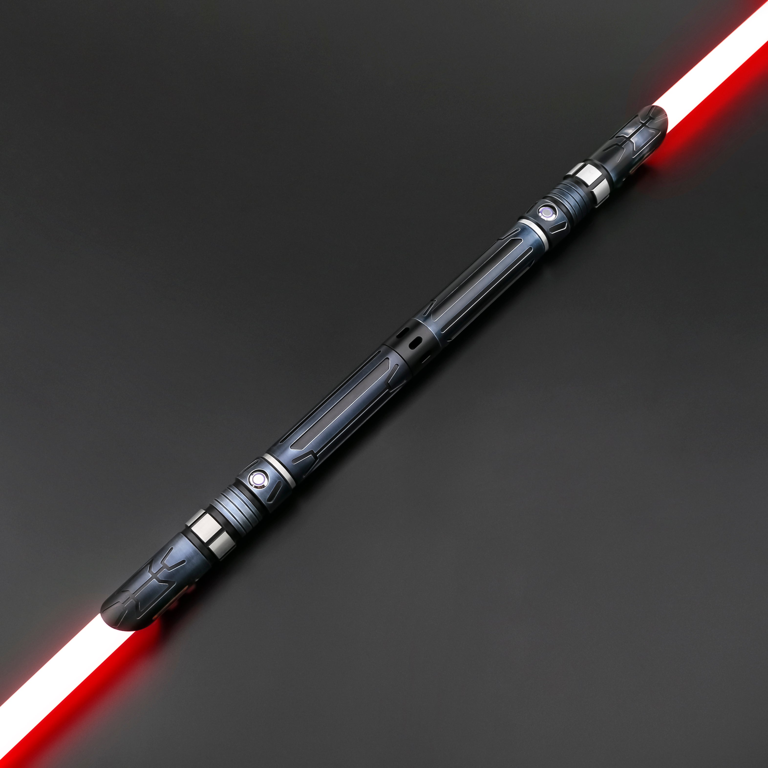Dual Strike Convertible Neopixel Saber - Single or Double Bladed
