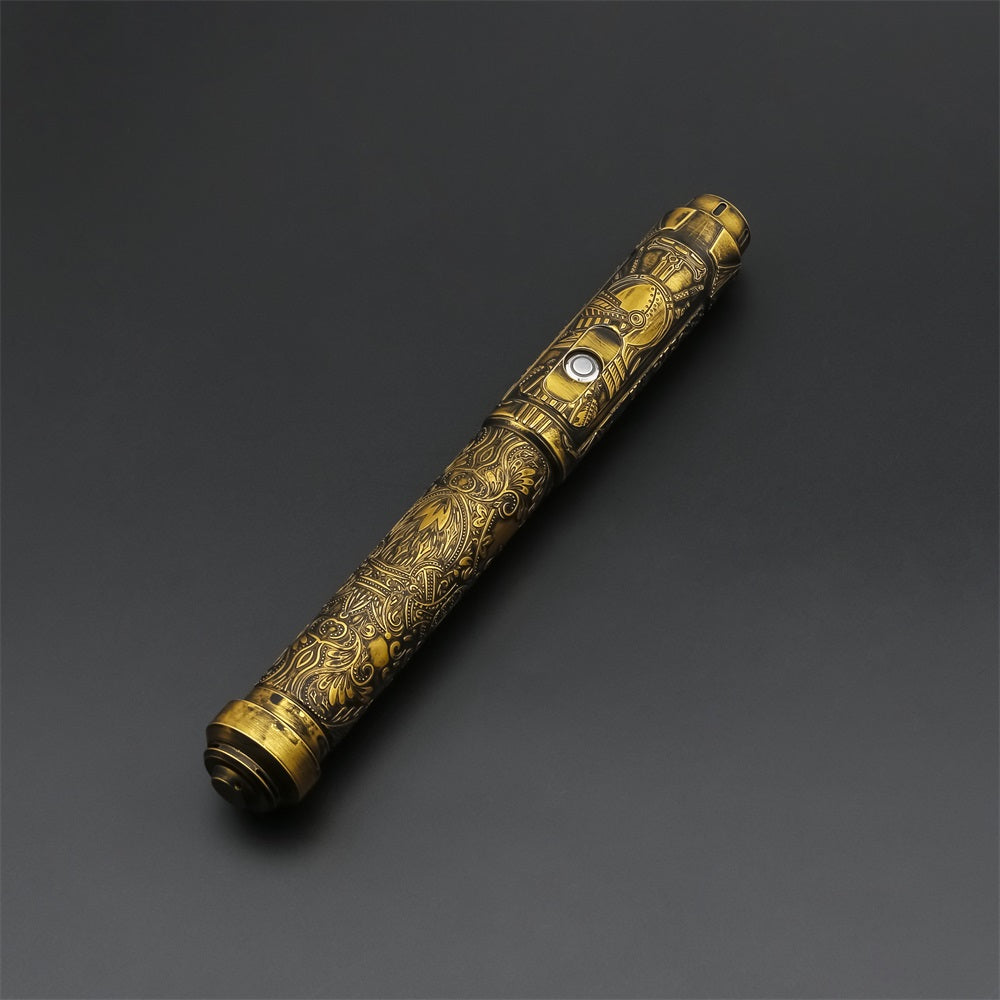 Chronicle's Edge Budget Lightsaber Knight Style Golden Hilt - RGB/Pixel Saber - CCSabers Chronicle's Edge Budget Lightsaber Knight Style Golden Hilt - RGB/Pixel Saber - CCSabers