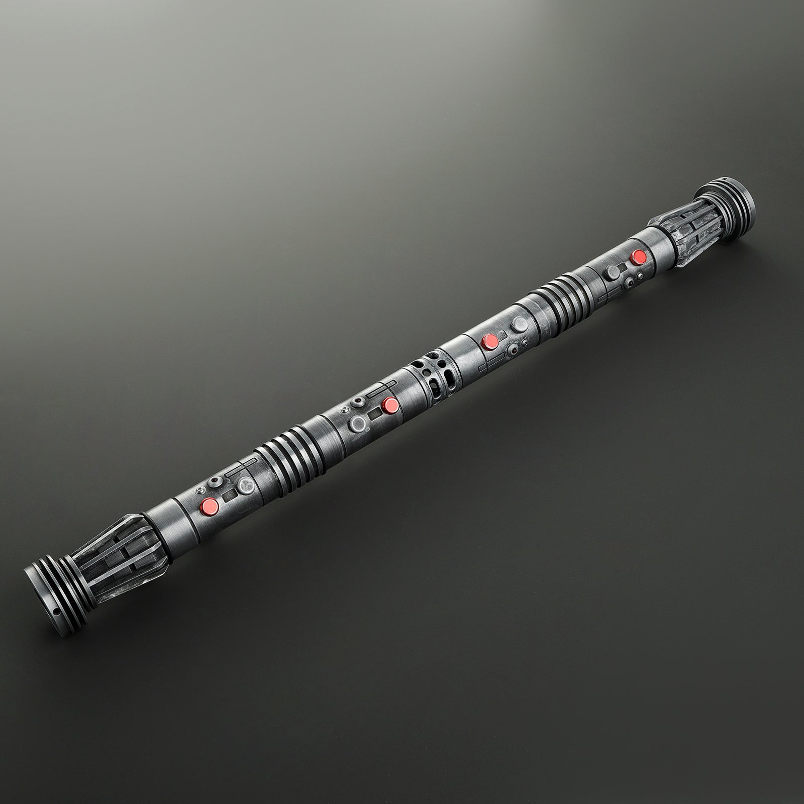 Darth Maul Weathered Double-Bladed Lightsaber Staff - CCSabers
