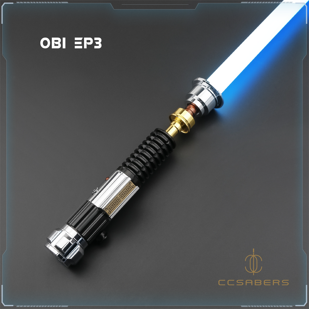 Obi-Wan Kenobi Episode 3 Neopixel saber with blue illuminated blade -ccsabers