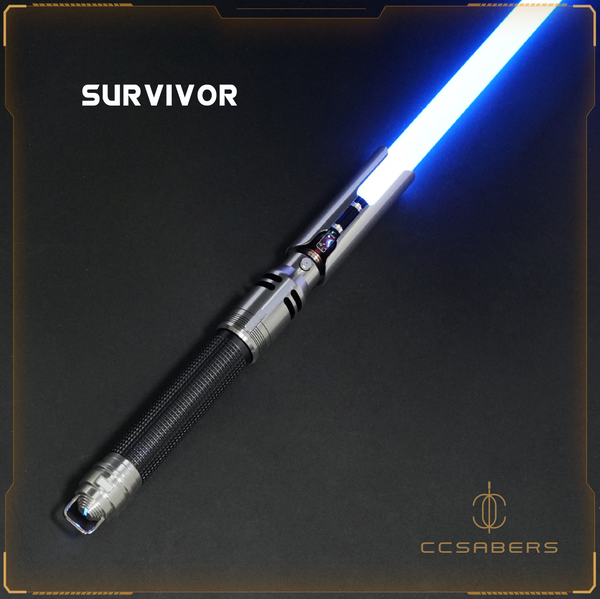 89Sabers Survivor Neopixel lightsaber hilt – Cal Kestis's reforged dual-wield saber from Jedi Survivor