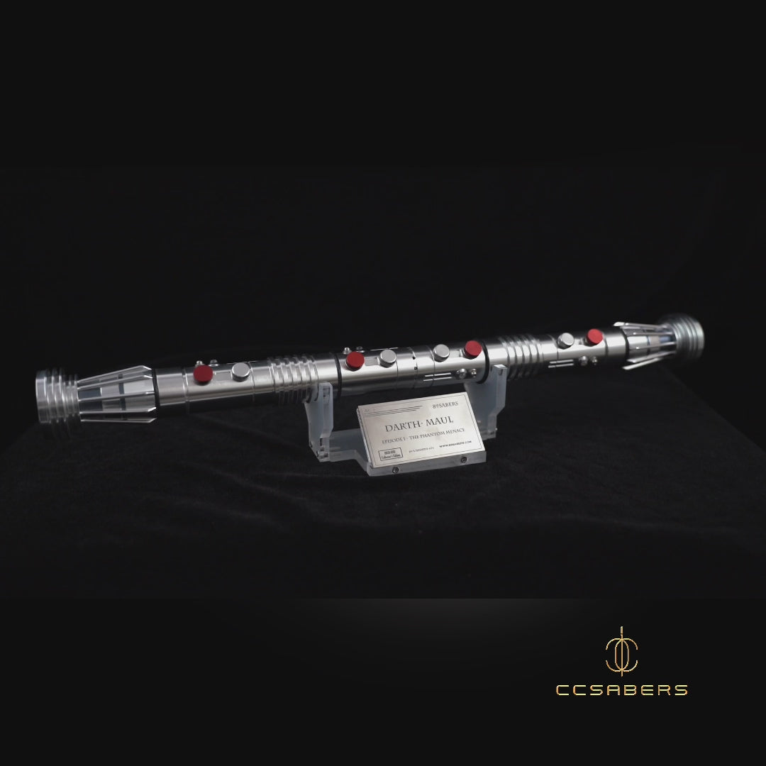 職人89君(89scissors)6.5インチ両剣刃 89Sabers Darth Maul Neopixel Lightsaber - Proffie V3.9 Replica