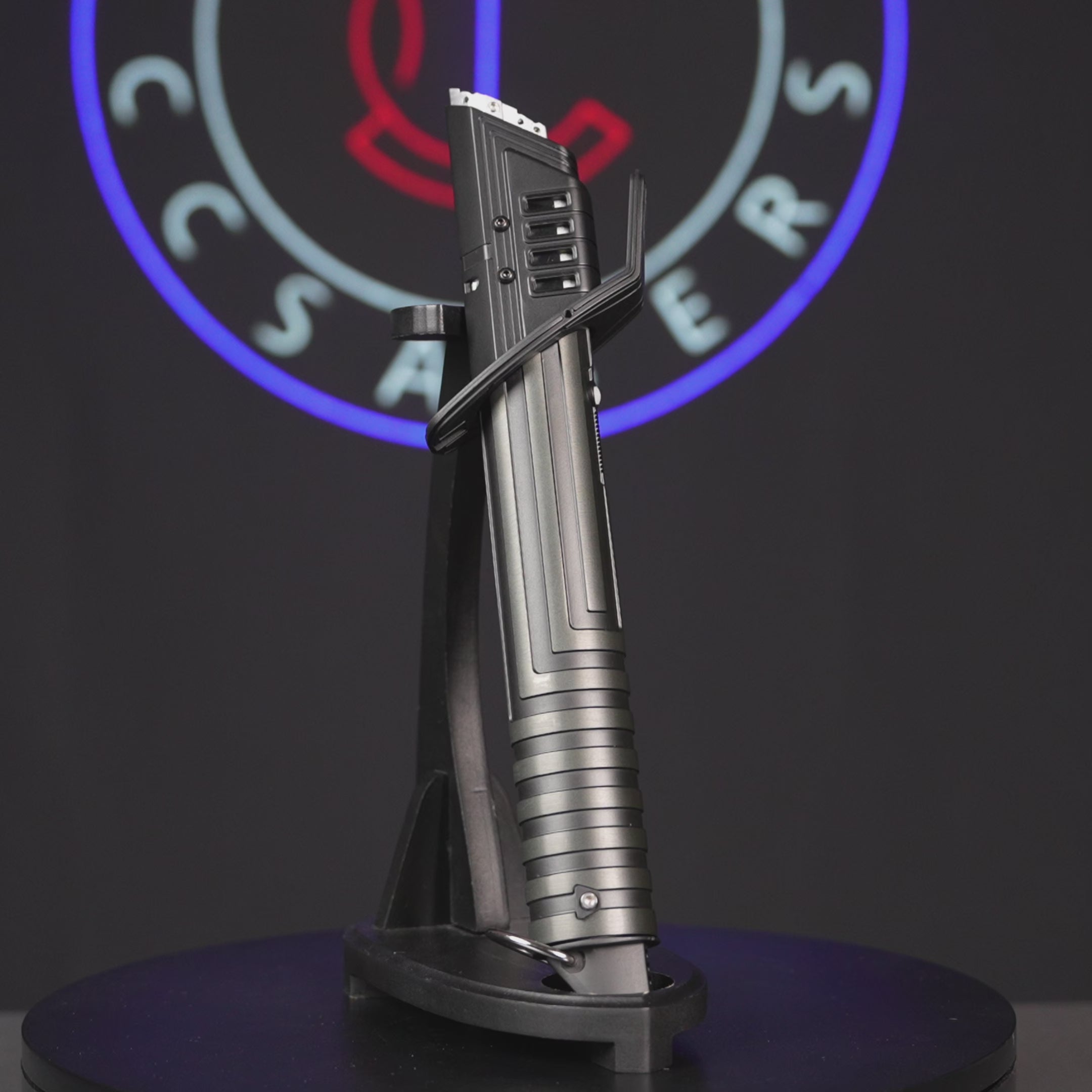 Darksaber V2 Neopixel Lightsaber Black Blade | CCSabers