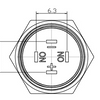 Thin 12mm Glowing Momentary Switches